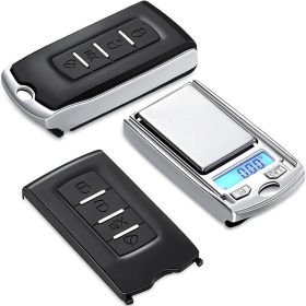 Mini Electronic Digital Pocket Scale 100g 0.01g/200g 0.01g Mini Key Style Portable Precision Weighing LCD Backlit Display For Jewelry Gold; Sterl