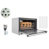 Commercial Convection Oven, 4.24 cu.ft Countertop Oven for Full-Size Pans, Electric Convection Ovens with 4 Racks, 360° Hot Air Circulation