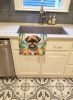 Brussels Griffon Luau Kitchen Towel Dish Cloths Guest Hand Towel Decorative Bathroom Towel for Face,Tea, Dishcloth, Kitchen and Bath