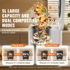Kitchen Composter, 5 L Electric Composter for Kitchen, Smart Countertop Composter Indoor, Kitchen Food Recycler with 2 Modes