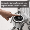 PSH21 Professional Home Semi-Automatic Coffee Maker with 15Bar/5Bar Pressure, E61 Brewing Head, ULKA 1.8L Water Tank, PID+NTC Temperature Control