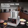 Food Processor & Vegetable Chopper, 7 Quart Bowl, 750W Food-Grade Stainless Steel Food Processor Chopper with 2 Extra S-Curve Blades