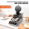 Commercial Waffle Maker, 1 Piece per Batch, 1300W Round Waffle Iron
