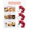 Stand Mixer, 4.4 QT Electric Kitchen Mixer, 300W Dough-Mixer, 10 + Pulse Speeds Tilt-head Food-Mixer with Stainless Steel Bowl, Dough Hook, Whisk